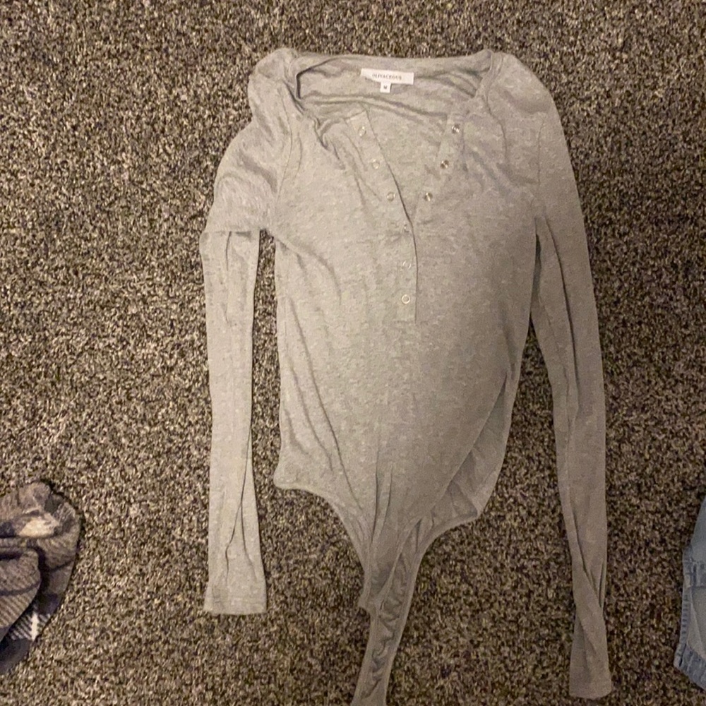 Grey bodysuit